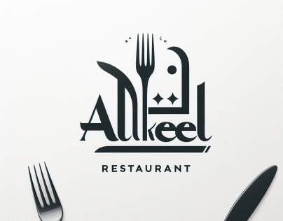 شعار لمطعم بإسم Alakeel تم تصميمة