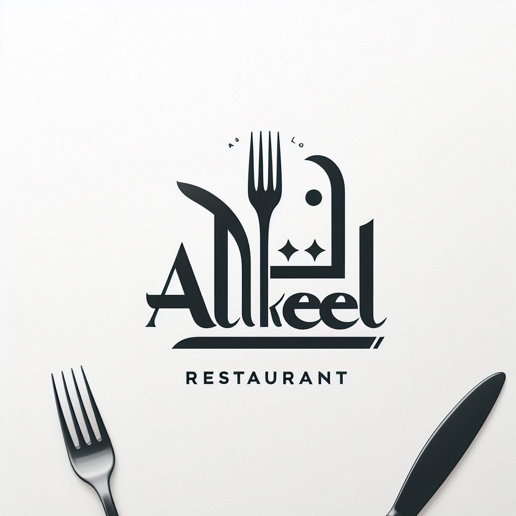 شعار لمطعم بإسم Alakeel تم تصميمة