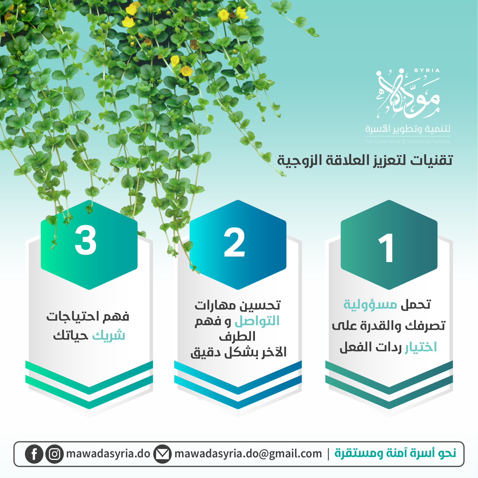 تقنيات تعزيز العلاقة الزوجية
