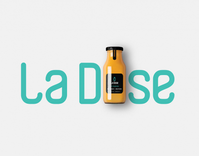 من أعمالي لتصميم هوية La dose