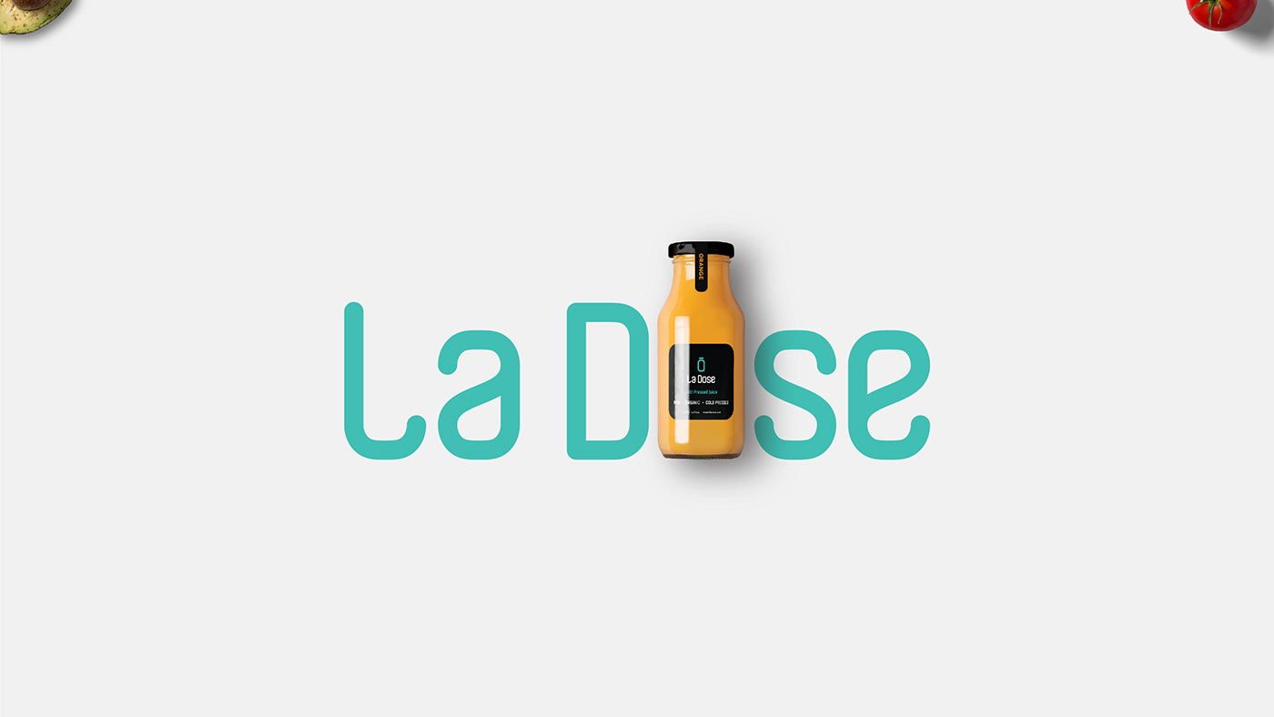 من أعمالي لتصميم هوية La dose