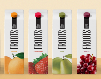 تصميم عبوة تغليف عصير fruits