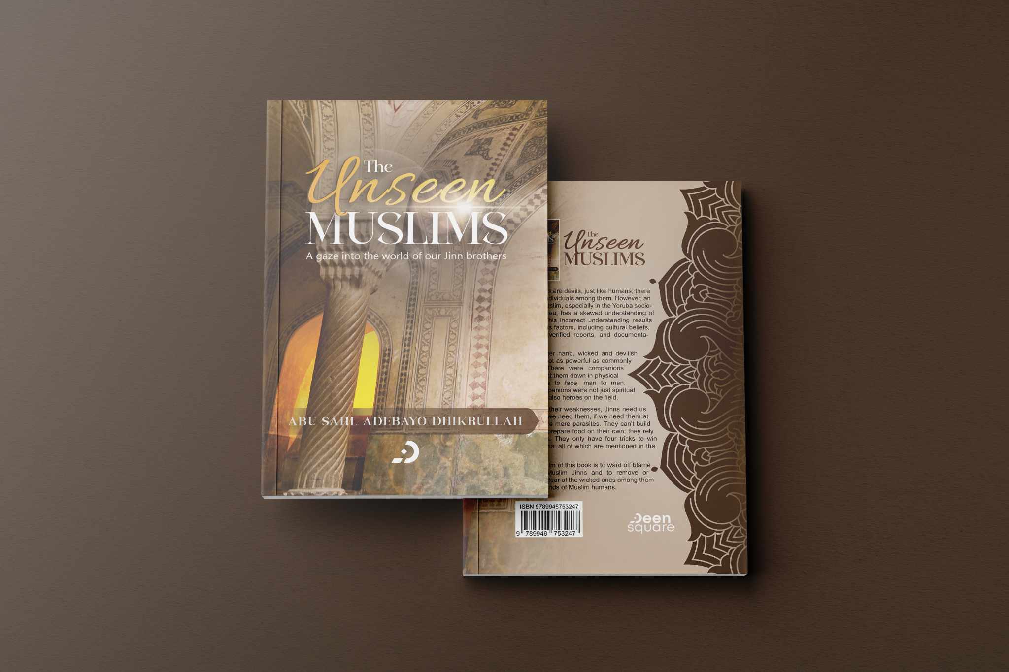 تصميم لواجهة وخلفية كتاب بالإنجليزية