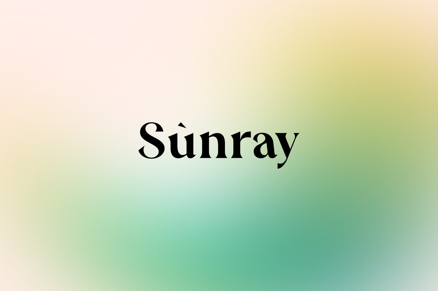 تصميم العلامة التجارية ل Sunray