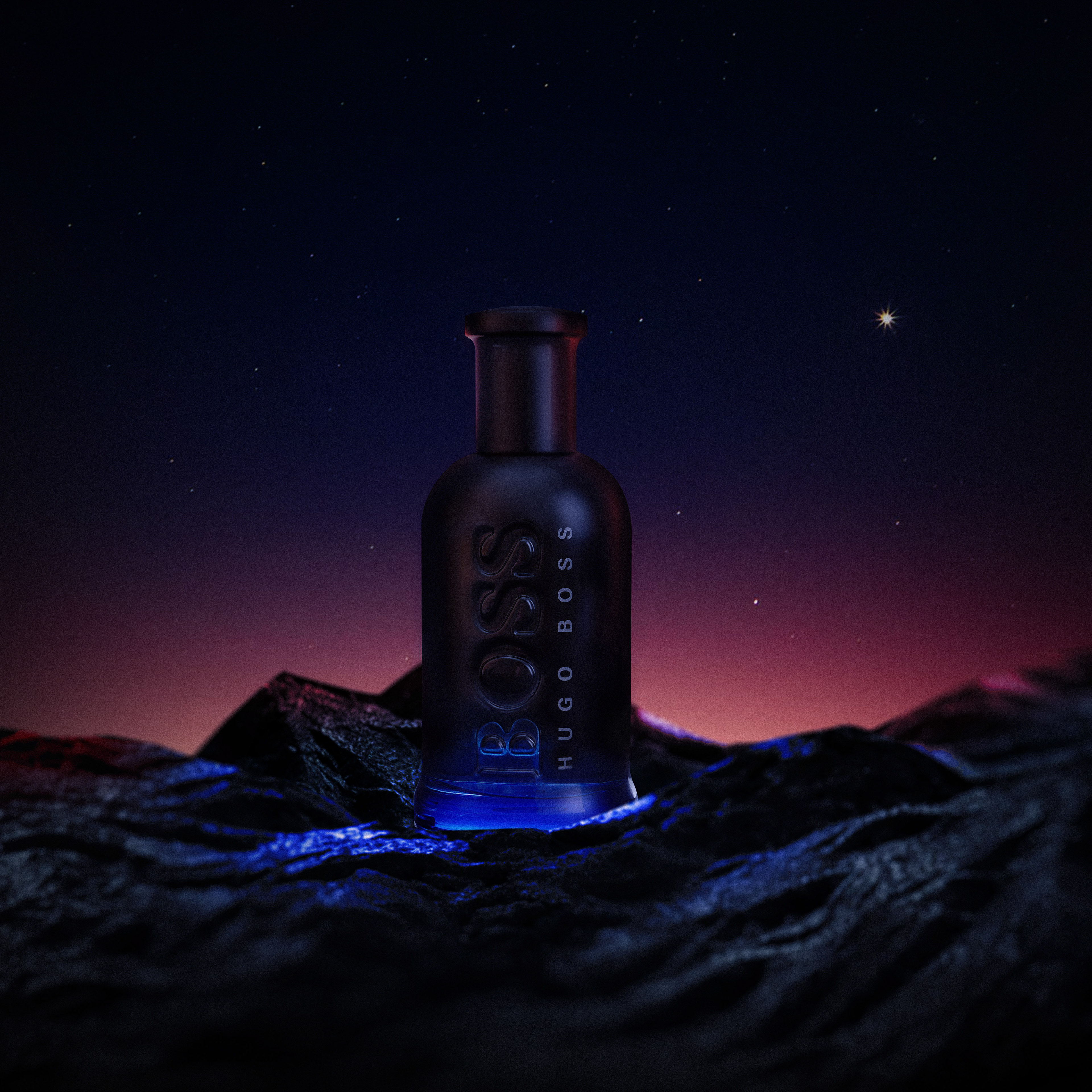تصميم رائع لمنتج العطور من BOSS