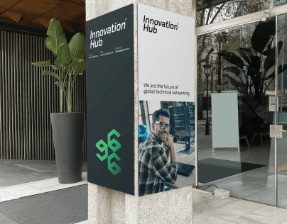 تصميم لافتة ترويجية ل INNOVATION HUB