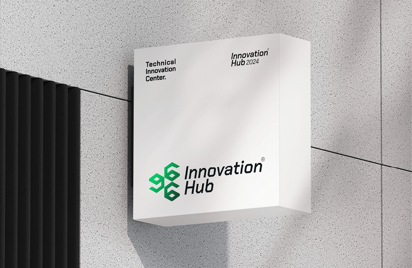 لوجو مميز لمركز INNOVATION HUB