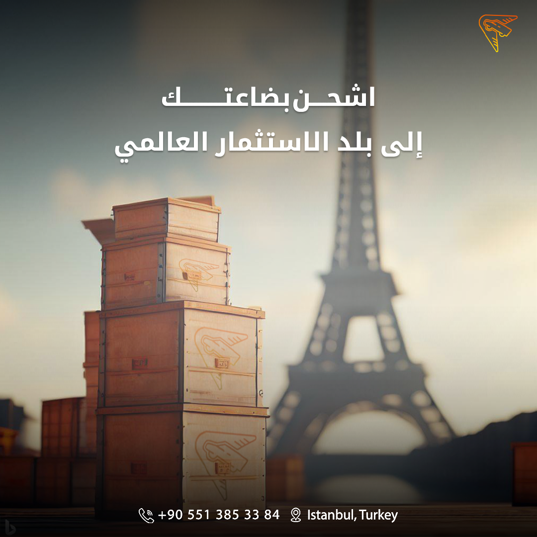 أحد التصميمات الخاصة بشركة الشحن MRZ
