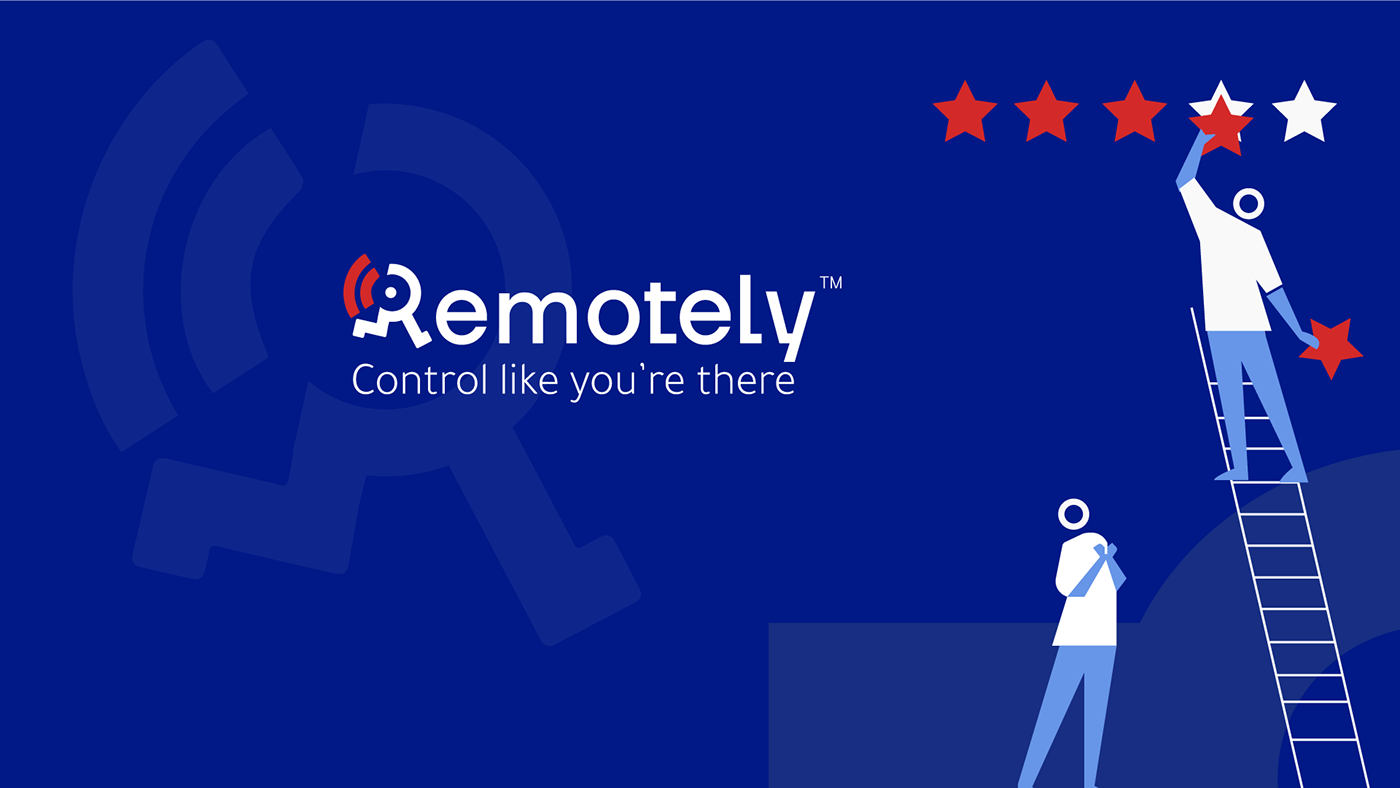 تصميم مميز لبناء الهوية ل remotely