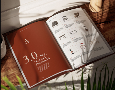 تصميم كتاب ترويجي لمنتجات الشركة