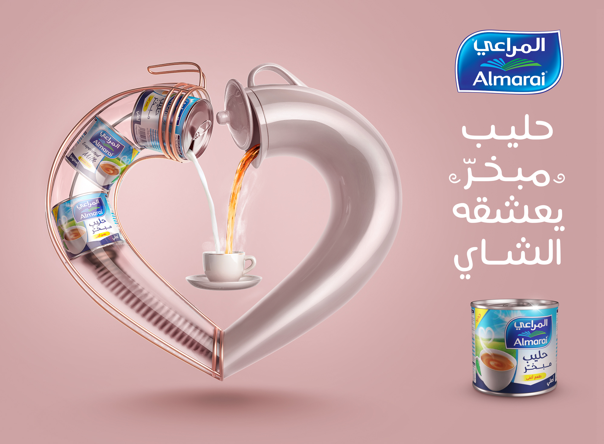 تصميم مميز لأحد منتجات المراعي