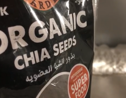 تجربة يومية مع بذور الشيا محتوى UGC أصلي